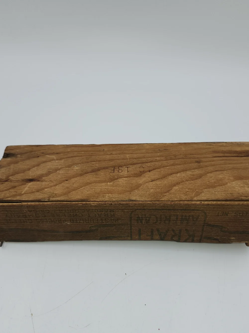 Vintage Rustic Kraft Cheese Primitive Farm Decor Small Wooden Crate Tray Storage